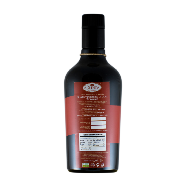 Olio Monovarietale di Raggia L'Olinda